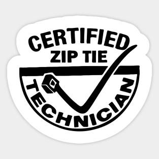the technician Sticker
